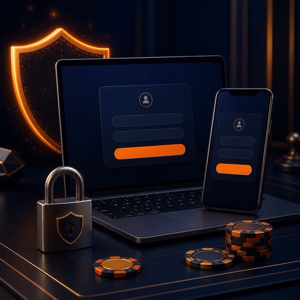 Bezpečné prihlásenie do účtu Nine Casino